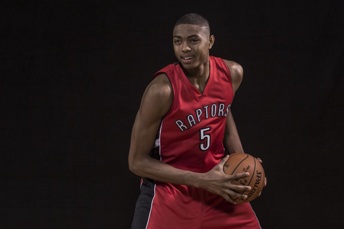 Nogueira's teammate Bruno Caboclo has found a home with Toronto's large Brazilian community, eating food from his home country three times a week.