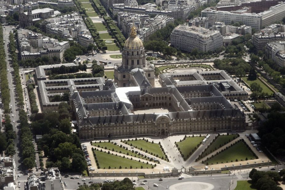 The gleaming dome at Paris' Les Invalides. The historic site is set to host a Formula E race in April.  