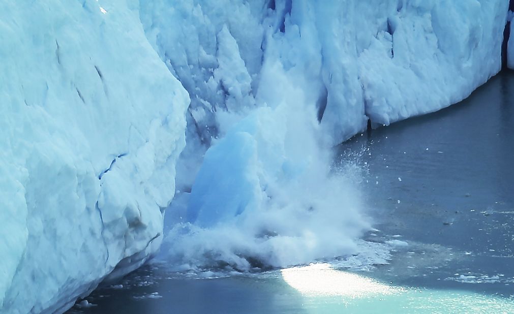 Los Glaciares National Park, part of the third largest ice field in the world, on November 27, 2015 in Santa Cruz Province, Argentina. The majority of the almost 50 large glaciers in the park have been retreating during the past 50 years due to warming temperatures, according to the European Space Agency (ESA).