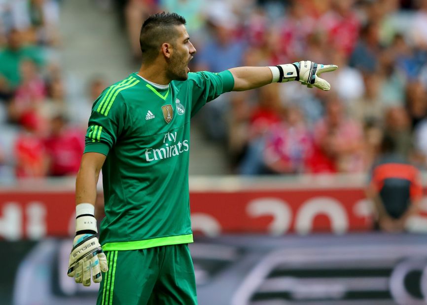 Goalkeeper Kiko Casilla, 28, returned to Real from Espanyol for $6.1 million in July 2015. 