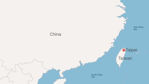 china taiwan map