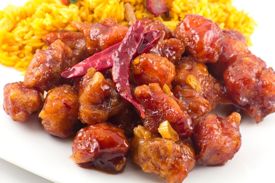 Many diners in China wouldn't recognize General Tso's chicken (pictured), an American-Chinese favorite. But click on for a gallery of dishes Chinese people miss most when traveling abroad.