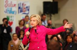 Democratic presidential candidate Hillary Clinton speaks during a campaign stop on Wednesday, Dec. 9, 2015, in Salem, N.H.