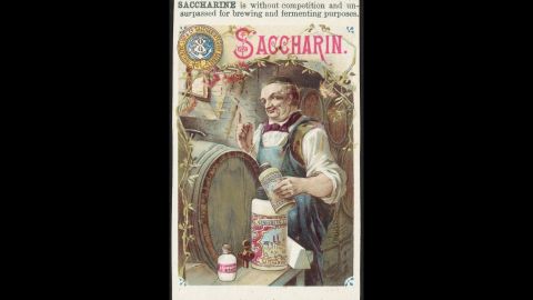 Chemist Constantin Fahlberg filed for the first patent on saccharin.