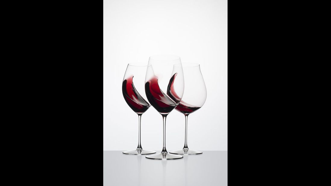 Riedel outlines the four main flavor components in wine: fruit, salt, acidity and bitter. The flow of liquid to your palate, as influenced by the shape of the glass, can "over-accentuate the bitter components or acidity" of a wine, he says.