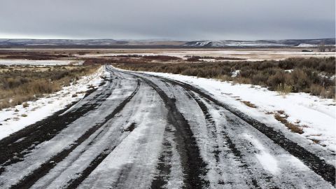 The long, lonely drive to the Malheur National Wildlife Refuge in Oregon.