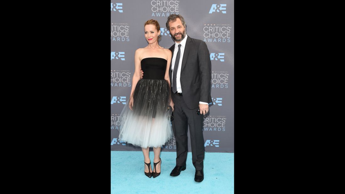Leslie Mann and Judd Apatow