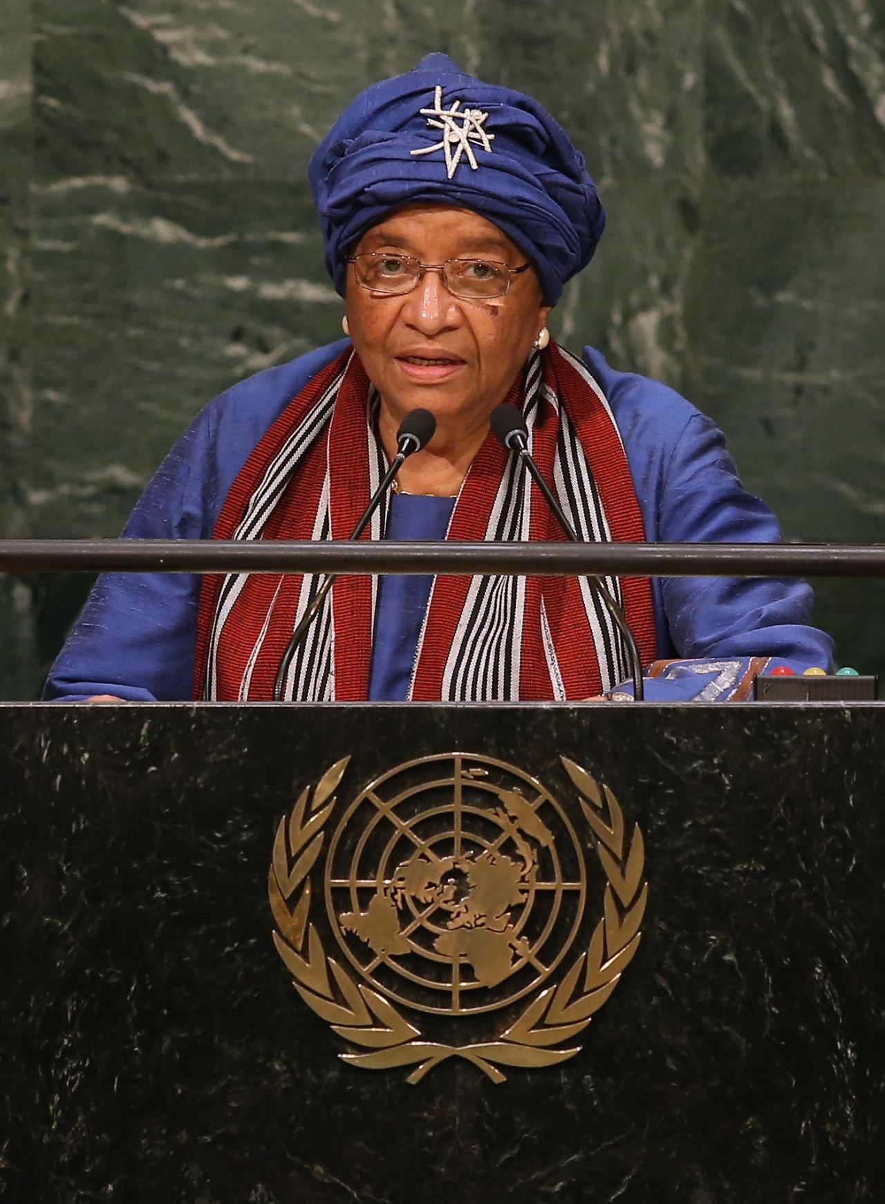 Ellen Johnson Sirleaf is the President of Liberia. She is the first elected female head of state in Africa.