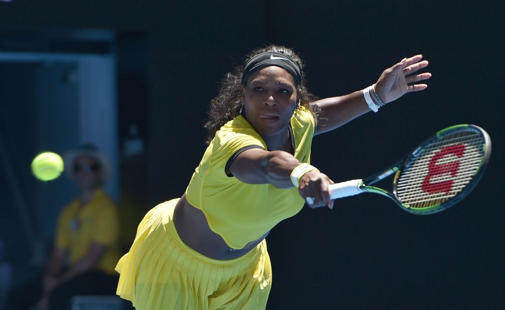 Defending champion Serena Williams got off to a better start than Wozniacki, beating Italy's Camila Giorgi 6-4 7-5. Ahead of the start of the Australian Open, the world No. 1 had been troubled by a knee injury.