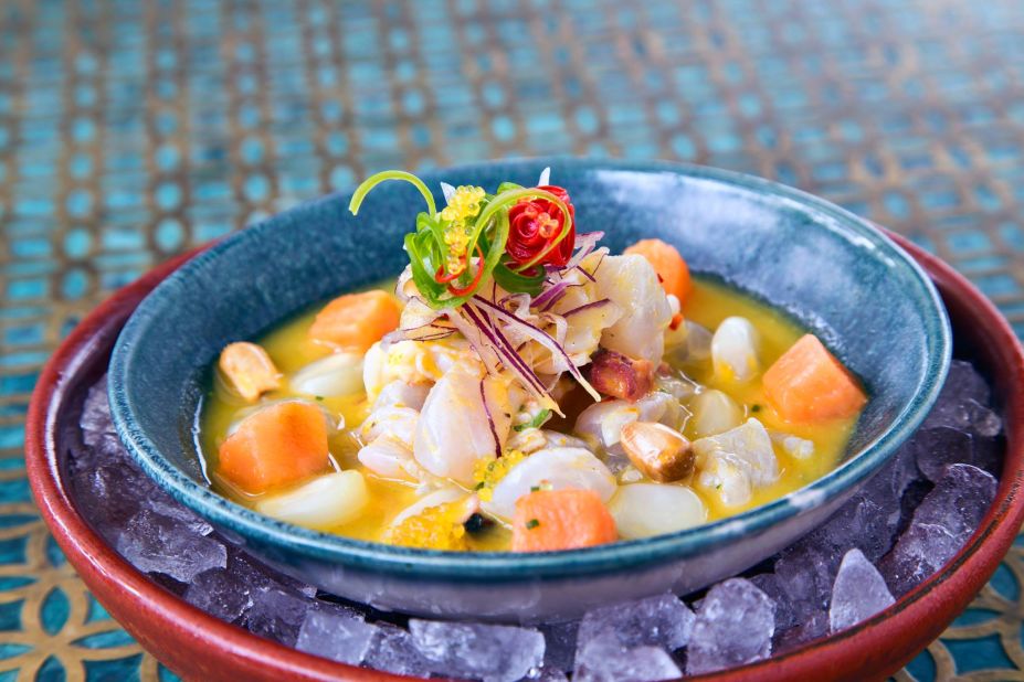 Peruvian cuisine moves into Dubai with the 2015 opening of Coya, a restaurant that's already proved to be a big success in London. No surprise that seafood ceviche is a big draw, as are specials like the ox heart with aji spicy sauce.
