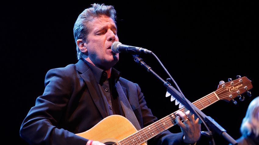 INDIO, CA - MAY 02:  Musician Glenn Frey of the Eagles performs onstage during day 1 of the 2008 Stagecoach Country Music Festival held at the Empire Polo Field on May 2, 2008 in Indio, California.  (Photo by Kevin Winter/Getty Images)