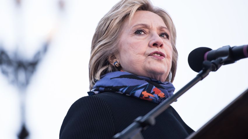 Democratic presidential candidate Hillary Clinton speaks to the crowd during the King Day at the Dome rally at the S.C. State House January 18, 2016 in Columbia, South Carolina.