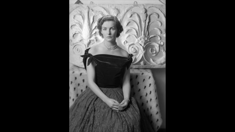 Throughout her life, the Duchess of Devonshire was at the heart of British high society. This formal portrait was taken by Cecil Beaton eight years after her marriage to Andrew Cavendish and 10 years before the couple moved to Chatsworth House.<br />