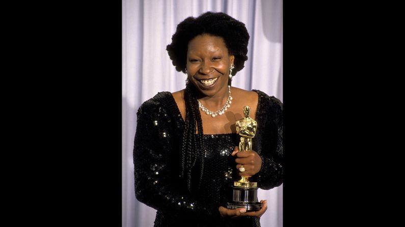 Her role in "Ghost" won Whoopi Goldberg a best supporting actress trophy in 1991. 