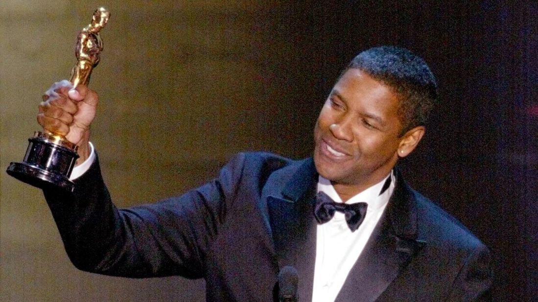 Denzel Washington became the first African-American to win two Oscars in the acting categories when he won best actor in 2002 for "Training Day." 