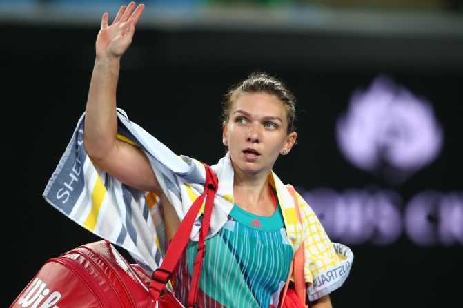 It was also a day to forget for second seed Simona Halep as she was knocked out of the first round by China's Zhang Shuai.