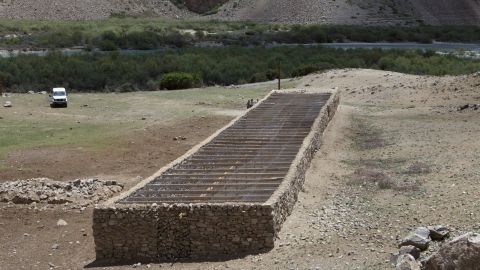 A predator proof corral built for two villages in Ghund Valley, Tajikistan.