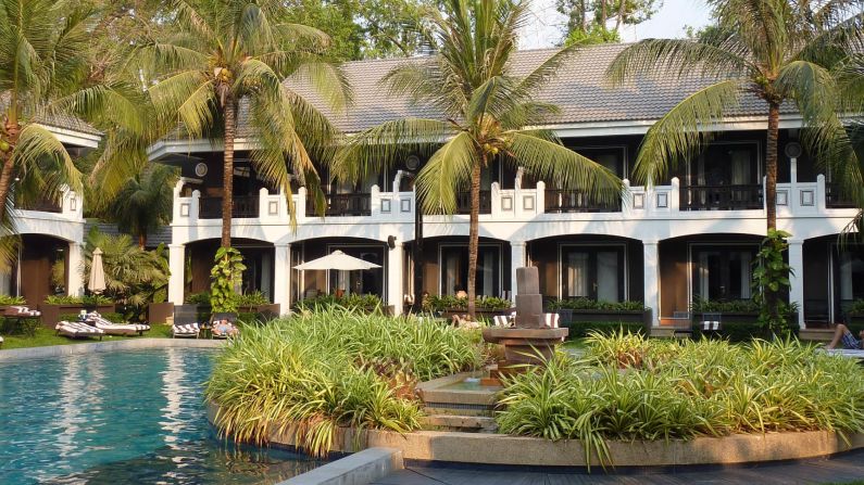 Centrally located in the French Quarter, Shinta Mani Resort in Siem Reap, Cambodia, is 15 minutes from Angkor Wat. The resort is ranked No. 2 on TripAdvisor's global hotels list.