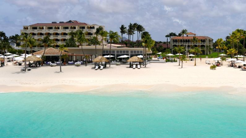 The eighth-ranked resort is situated along 14 acres of powder white sand.