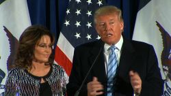 Donald Trump with Sarah Palin 1/19