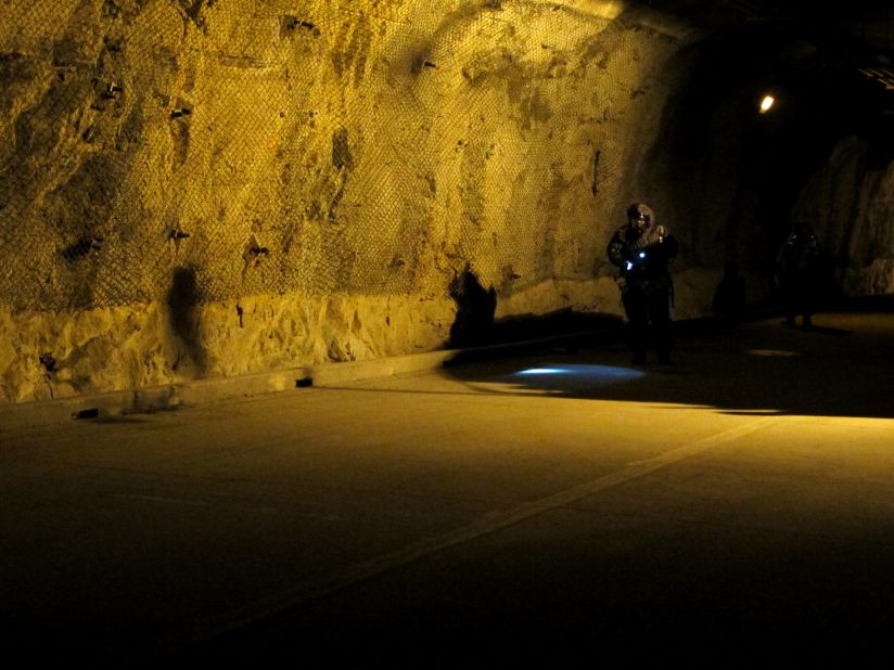 The team surveys the underground facility suspected of being used to store nuclear weapons. The 23rd Chemical Battalion is the first line of defense against chemical, biological or nuclear attack from North Korea.