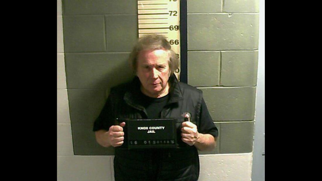 Singer Don McLean appears in a booking photo after being charged with domestic violence assault on Monday, January 18, at Knox County Jail in Rockland, Maine. McLean is best known for his 1972 hit "American Pie."