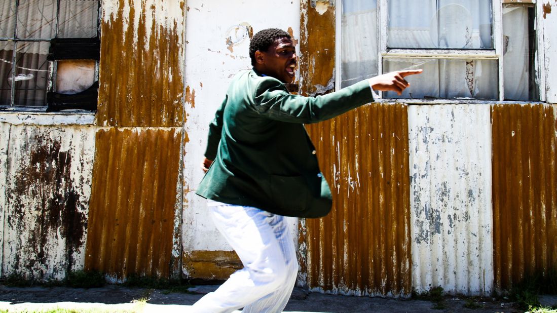 Using a similar concept to Jazz in the Native Yards, in neighboring Nyanga theater producer Mhlanguli George has taken his raw, visceral and interactive theater installations and their audiences away from mainstream theater spaces and into his own township backyard.