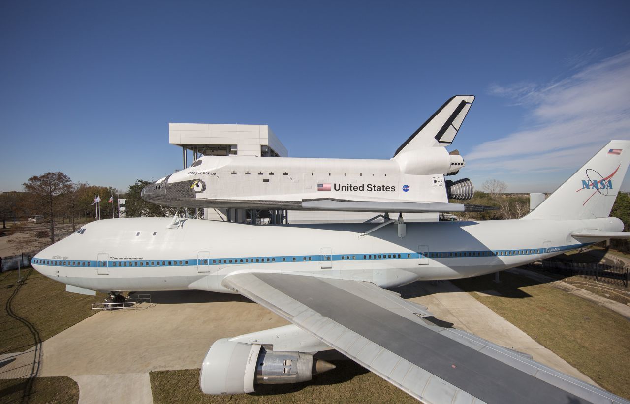 Inside both the Independence and NASA 905, visitors can explore exhibits showing artifacts of the space shuttle program, which ended in 2011. Some exhibits will focus on how the shuttle era may affect future space exploration. 