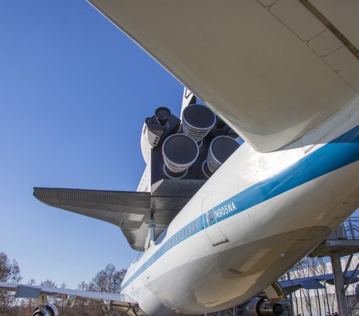 Space shuttle piggyback 747 unveiled
