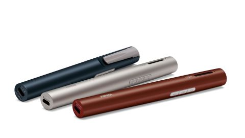 The Phonak Roger Pen relays sound to Mat Gilbert's hearing aid.