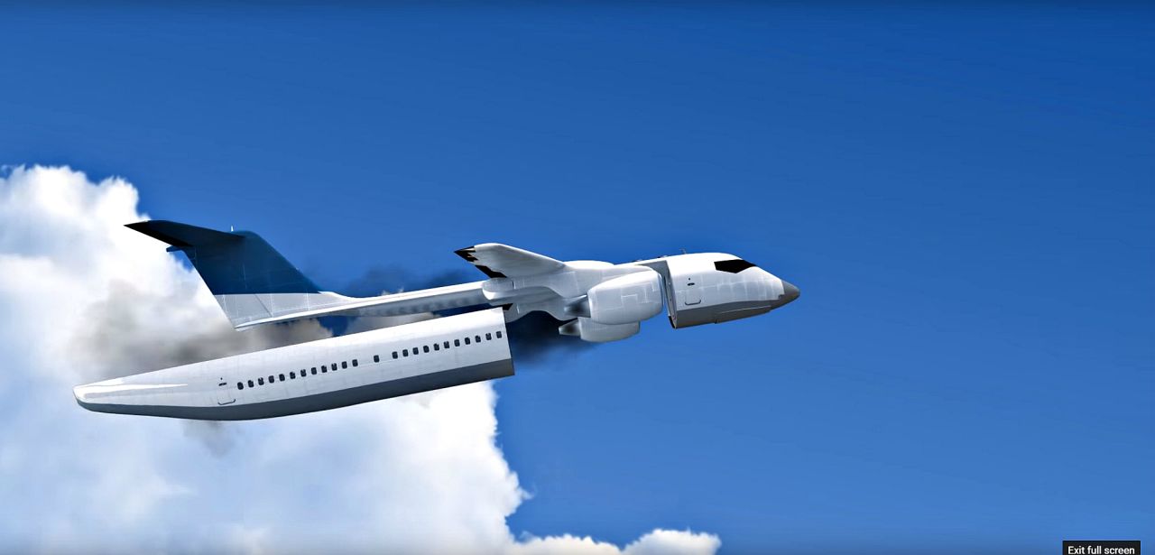 Ukrainian inventor Vladimir Tatarenko has come up with a concept for a plane with a cabin that can eject itself in the event of an aviation emergency. Some experts questions whether it's viable. 