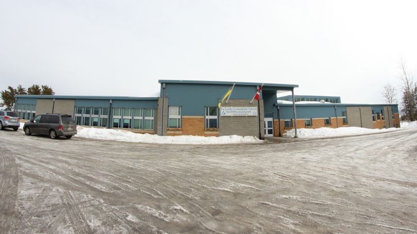 This image of La Loche Community School was taken from their web site. 