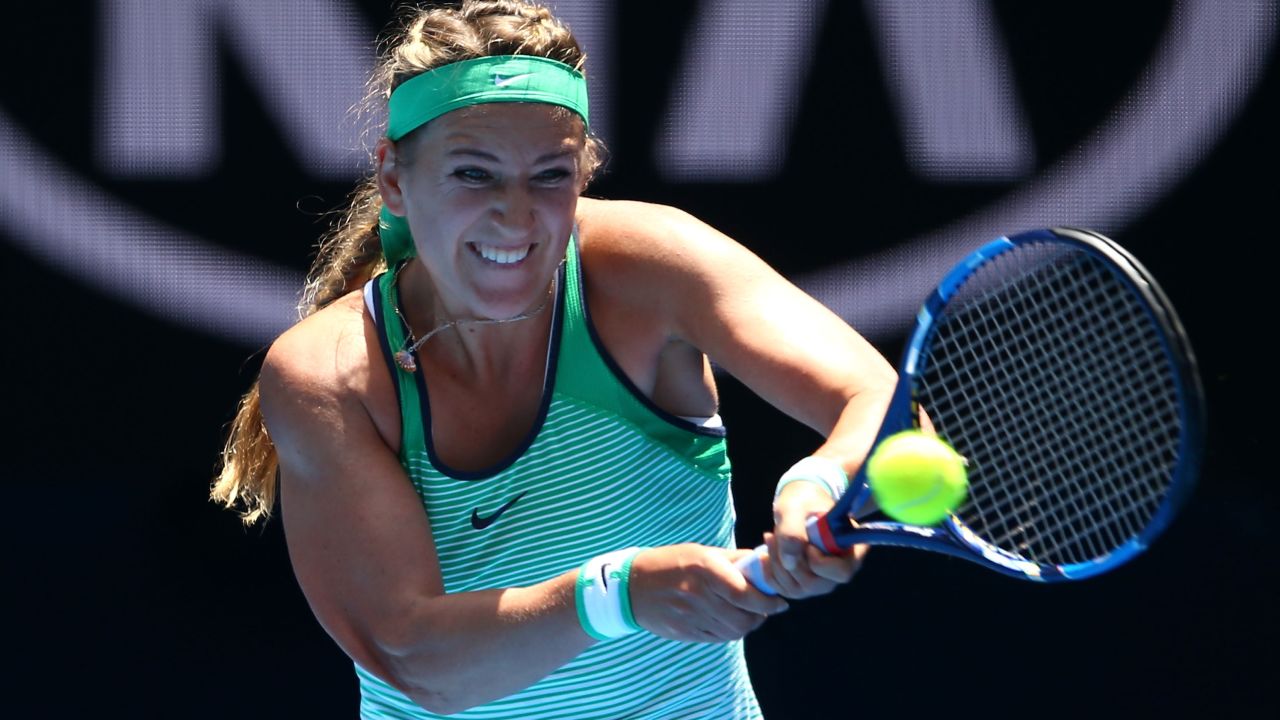 Victoria Azarenka says she "looks forward to hopefully having positive developments soon so that this difficult situation can be resolved" so she can resume competing.
