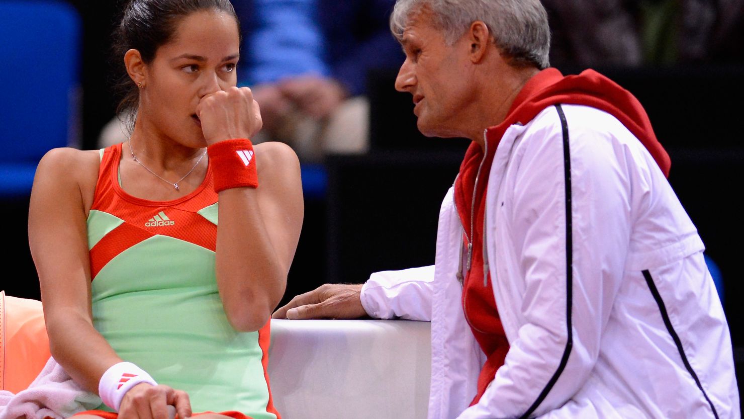 Nigel Sears, the coach of Ana Ivanovic and Andy Murray's father-in-law, collapsed at the Australian Open. 