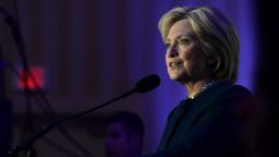 Democratic Presidential candidate Hillary Clinton speaks at the NARAL Pro-Choice NH Roe v. Wade Dinner at the Grappone Conference Center January 22, 2016 in Concord, New Hampshire.