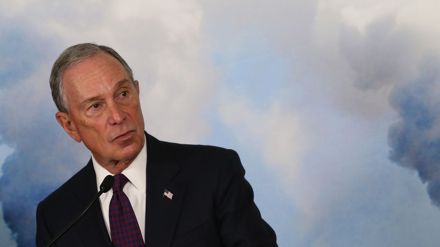Former New York City Mayor Michael Bloomberg speaks at the Sierra Club April 8, 2015 in Washington, DC.