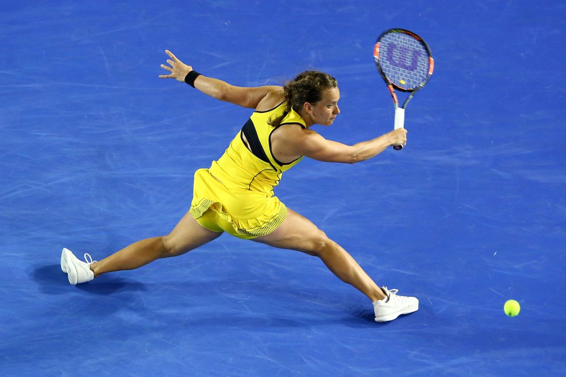 Strycova will now face Victoria Azarenka who hasn't lost a set this year.
