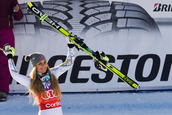 The victory was Vonn's 37th in World Cup downhill races, more than any other skier.