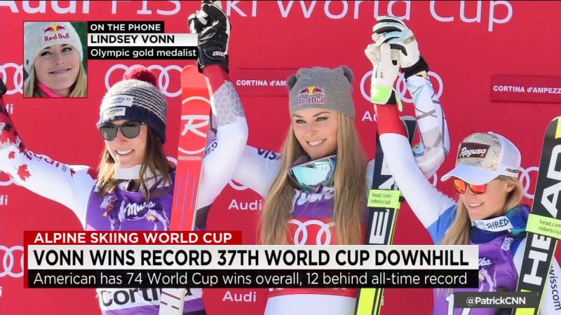 Lindsey Vonn Breaks World Cup Downhill Victories Record | CNN