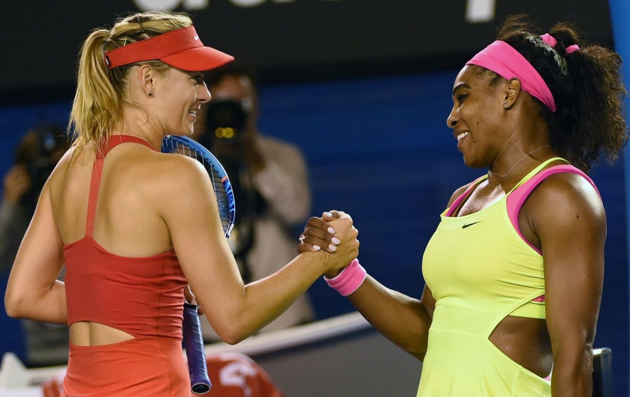 Old adversaries Maria Sharapova and Serena Williams will meet in the quarterfinals of this year's Australian Open.