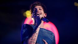 LOS ANGELES, CA - DECEMBER 04:  (EDITORS NOTE: IMAGE WAS PROCESSED USING DIGITAL FILTERS)Recording artist Louis Tomlinson of music group One Direction performs onstage during 102.7 KIIS FMs Jingle Ball 2015 Presented by Capital One at STAPLES CENTER on December 4, 2015 in Los Angeles, California.  (Photo by Christopher Polk/Getty Images for iHeartMedia)