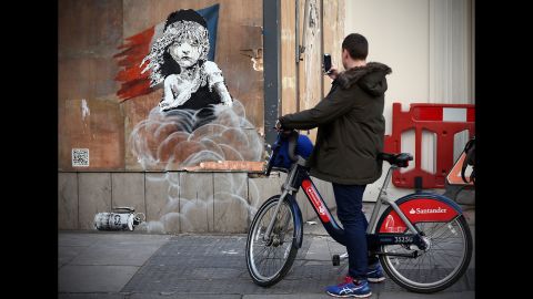 On January 25, a new mural by street artist Banksy appeared on the French Embassy in London, criticising the French authorities' reported use of teargas in a refugee camp in Calais, France. A riff on the iconic Les Misérables poster, it shows a young girl enveloped by CS gas, crying.
