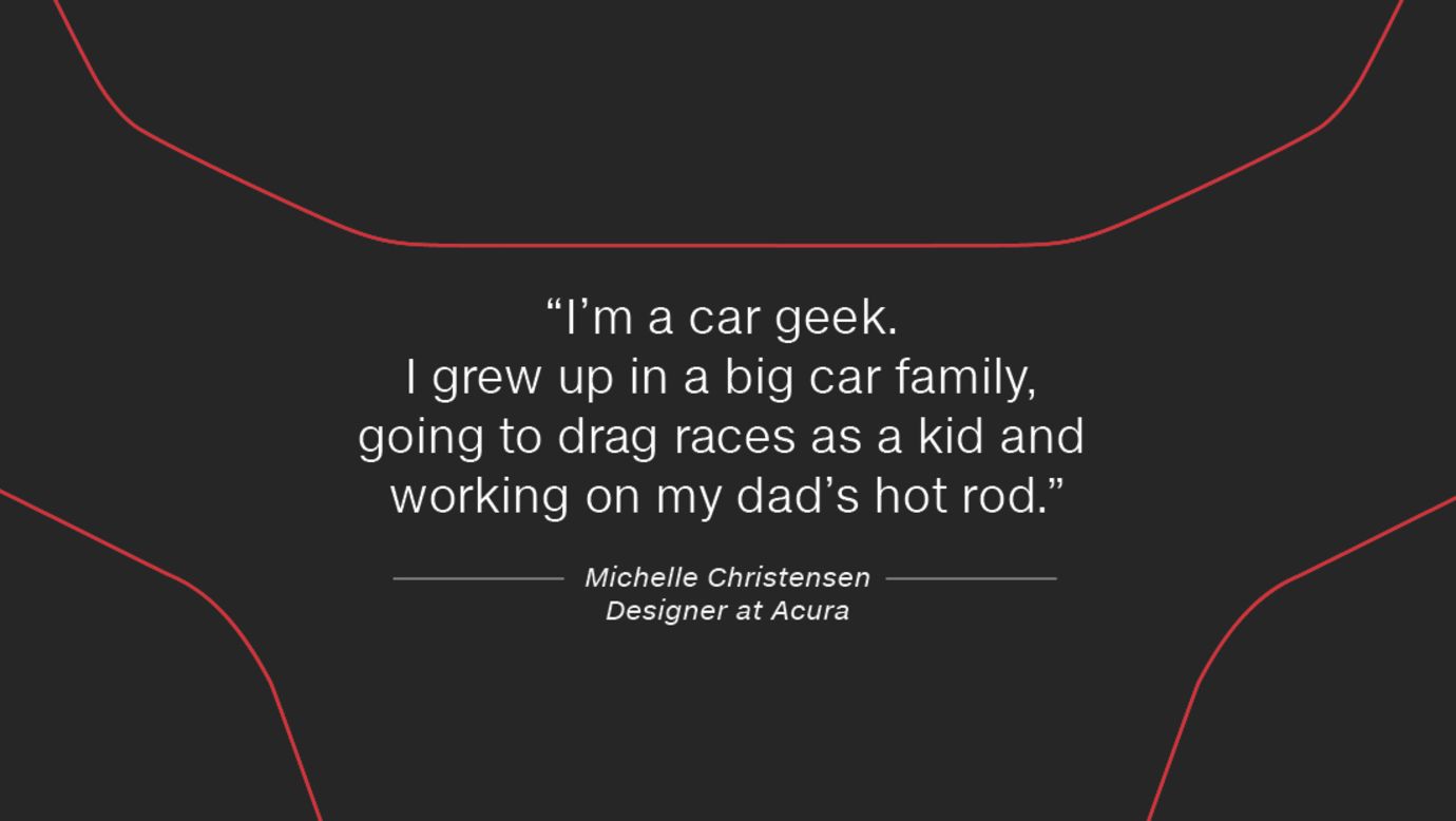 After 10 years working on Acura exteriors, Christensen was the perfect choice to design the next generation Acura NSX. 