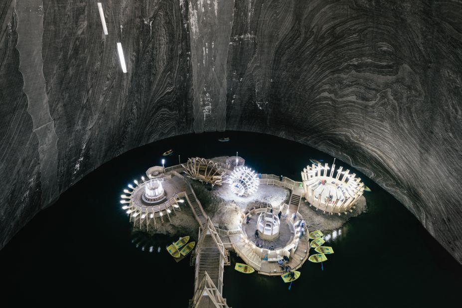 The 2000-year-old Salina Turda salt mine in Transylvania has been used as a theme park and museum since 1992.