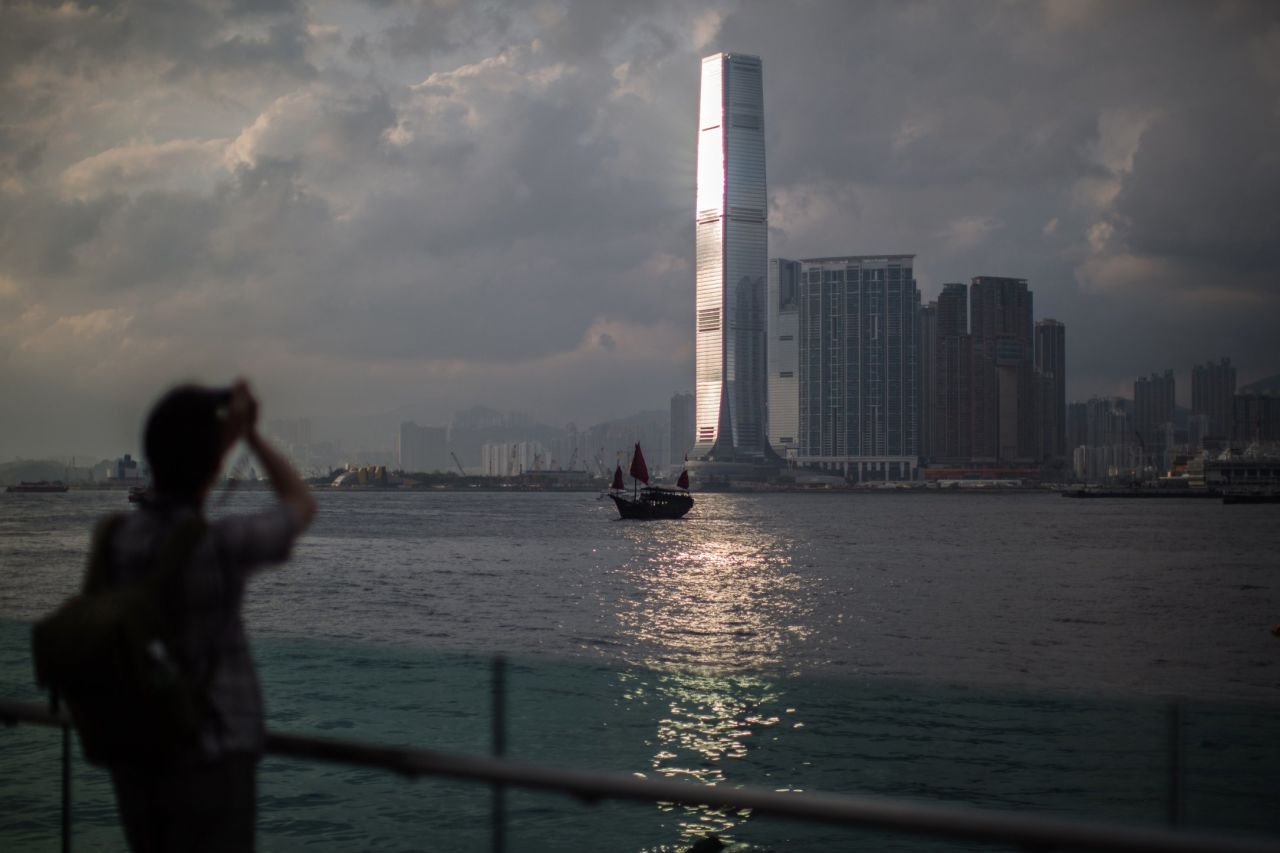 Hong Kong's tallest building has 108 floors -- but walking around it, you'd get a different story. The city's tetraphobia -- the fear of the number four -- means floors with the number have been skipped, and the International Commerce Center is marketed as a 118-story skyscraper.<br /><br /><strong>Height:</strong> 484m (1588ft) <br /><strong>Floors:</strong> 108<br /><strong>Architect:</strong> Kohn Pedersen Fox