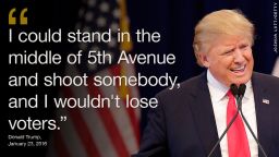 donald trump quote shoot somebody