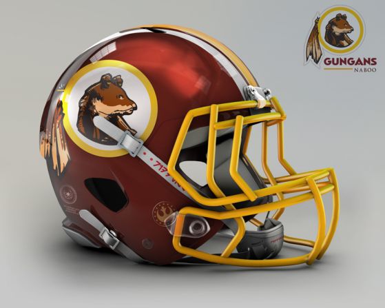 It's only fitting that the <a  target="_blank" target="_blank">Washington Redskins</a>, who have been through <a href="https://www.trupilariante.com/2015/07/08/politics/redskins-lose-trademark-battle-in-federal-court/">some serious controversy</a> over their name, have become the most controversial character in the Star Wars universe, the Gungan hailing from planet Naboo, Jar Jar Binks. 