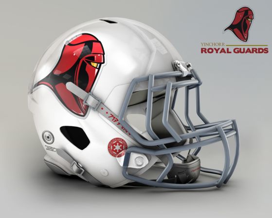 The Royal Guards looking after Princess Padme Amidala in the prequels trilogy train at a special academy on planet Yinchorr, and their distinguished looks lend well to the <a  target="_blank" target="_blank">Arizona Cardinals</a> treatment.