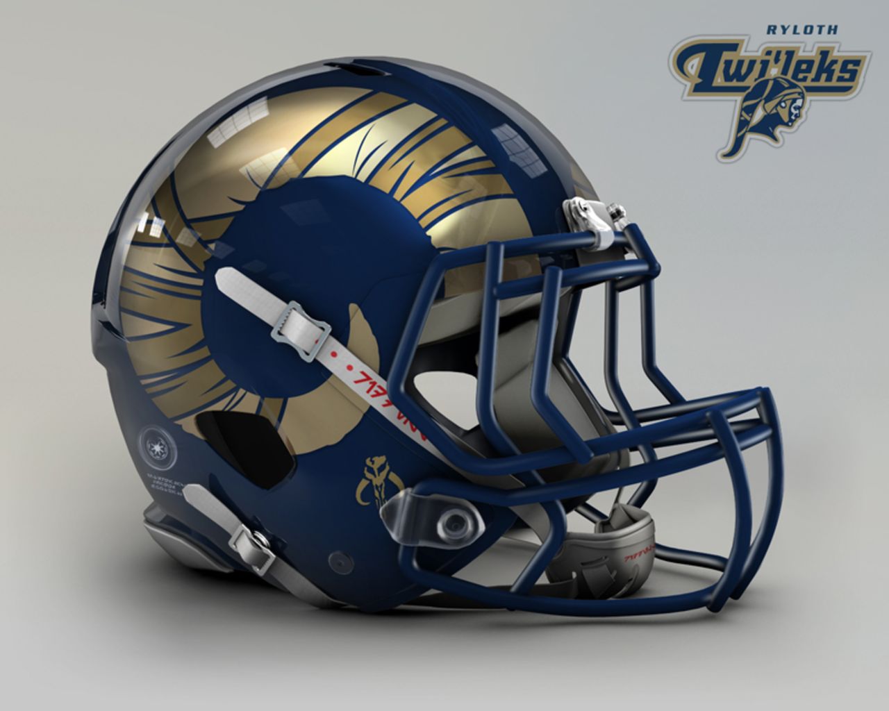 Remember Bib Fortuna, the tall guy with a bunch of tentacles coming out of his skull who played sidekick to Jabba the Hutt? He's a Twi'lek, and the <a href="http://www.stlouisrams.com/" target="_blank" target="_blank">Los Angeles Rams</a> helmet has a design to match those unique features.