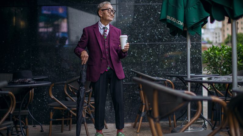 Ding has drawn comparisons to Nick Wooster, the fifty something New York street-style star.